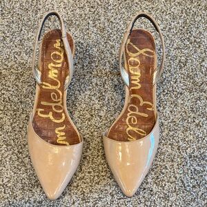 Sam Edelman Women's Nude Pointed Toe Heels
